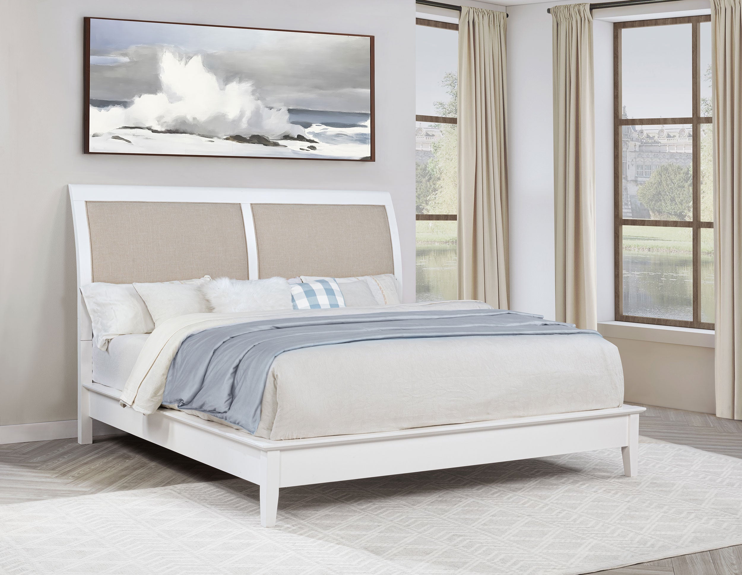 Bexhill California King, E.King, Queen Bed