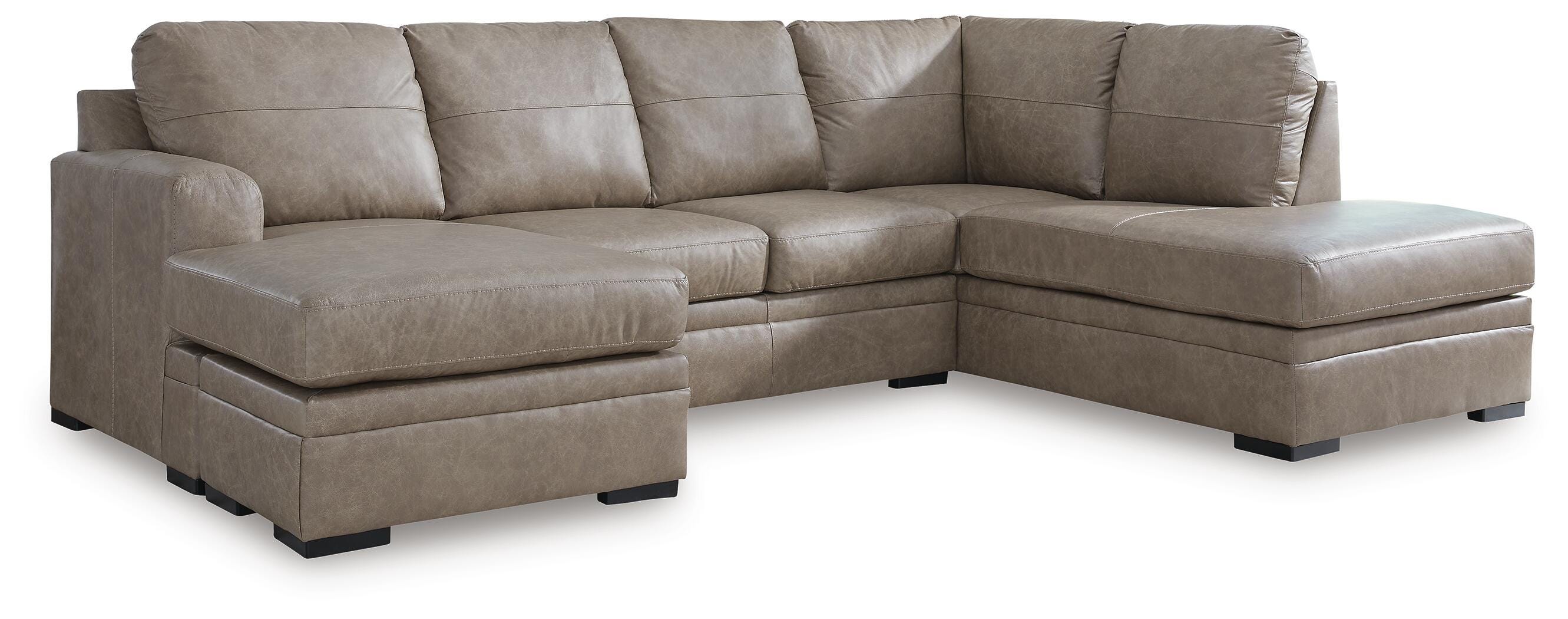 Amuleto Sectional with Chaise - Romeo & Juliet Furniture (Warren,MI)