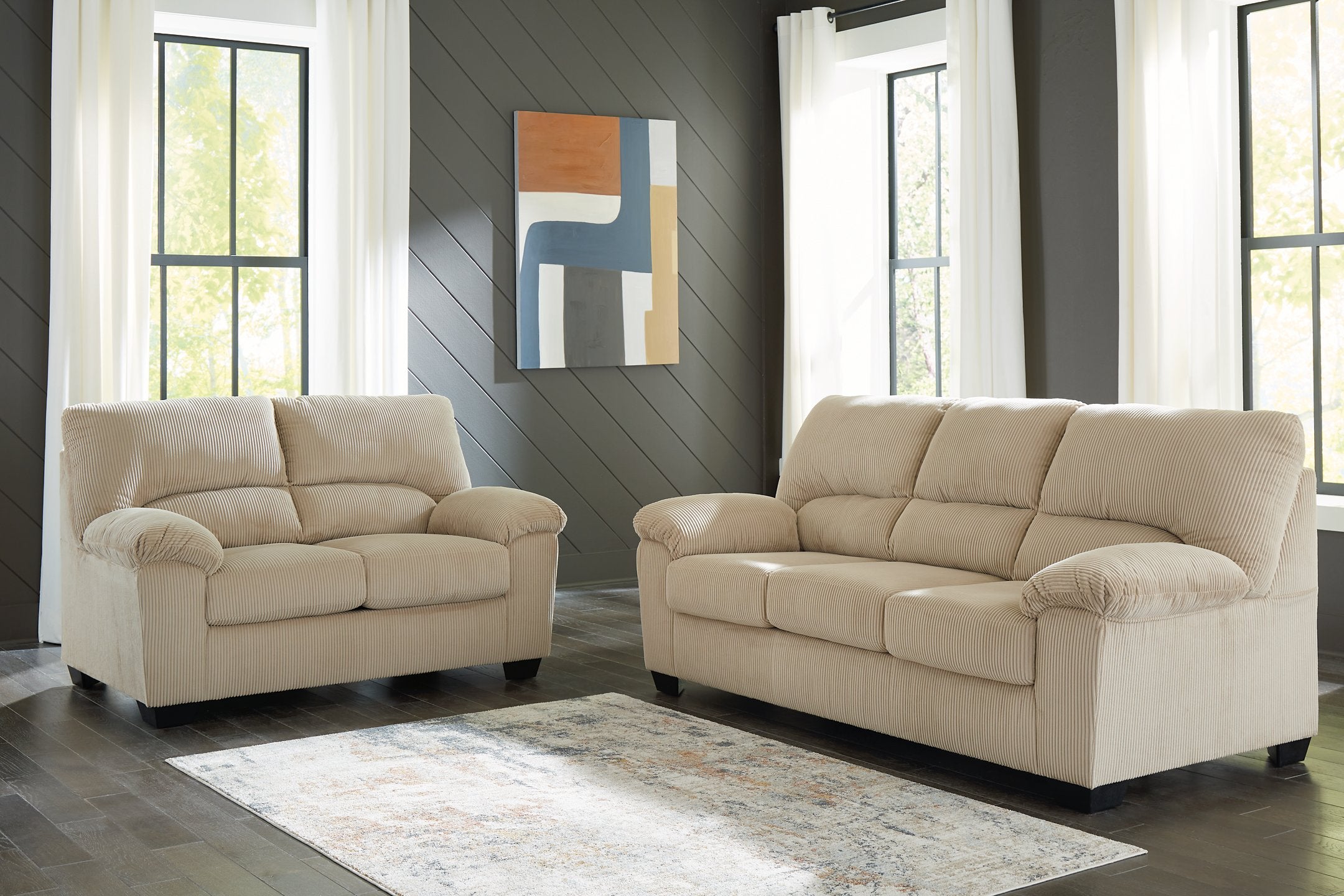 SimpleJoy Living Room Set - Romeo & Juliet Furniture (Warren,MI)