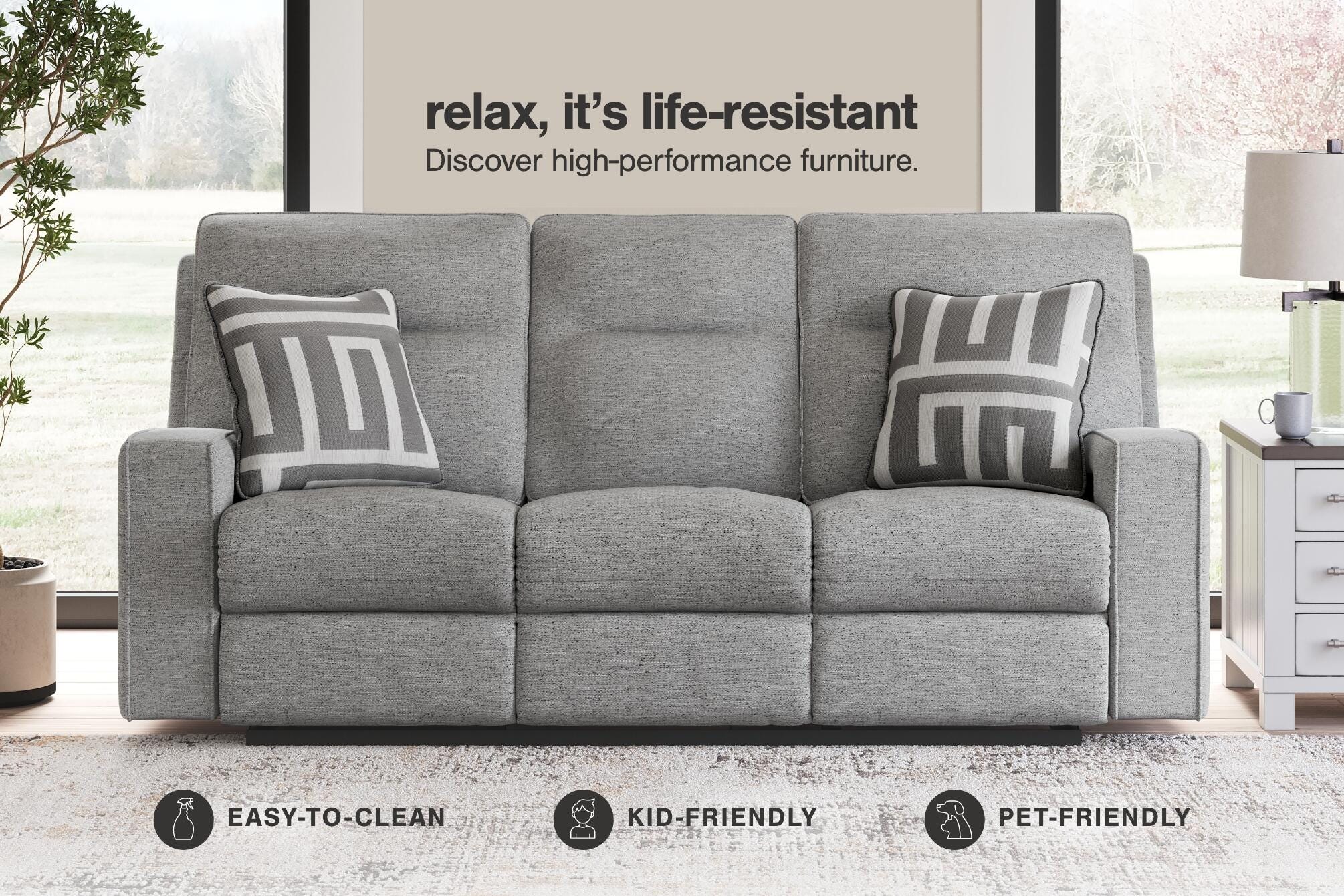 Biscoe Living Room Set - Romeo & Juliet Furniture (Warren,MI)