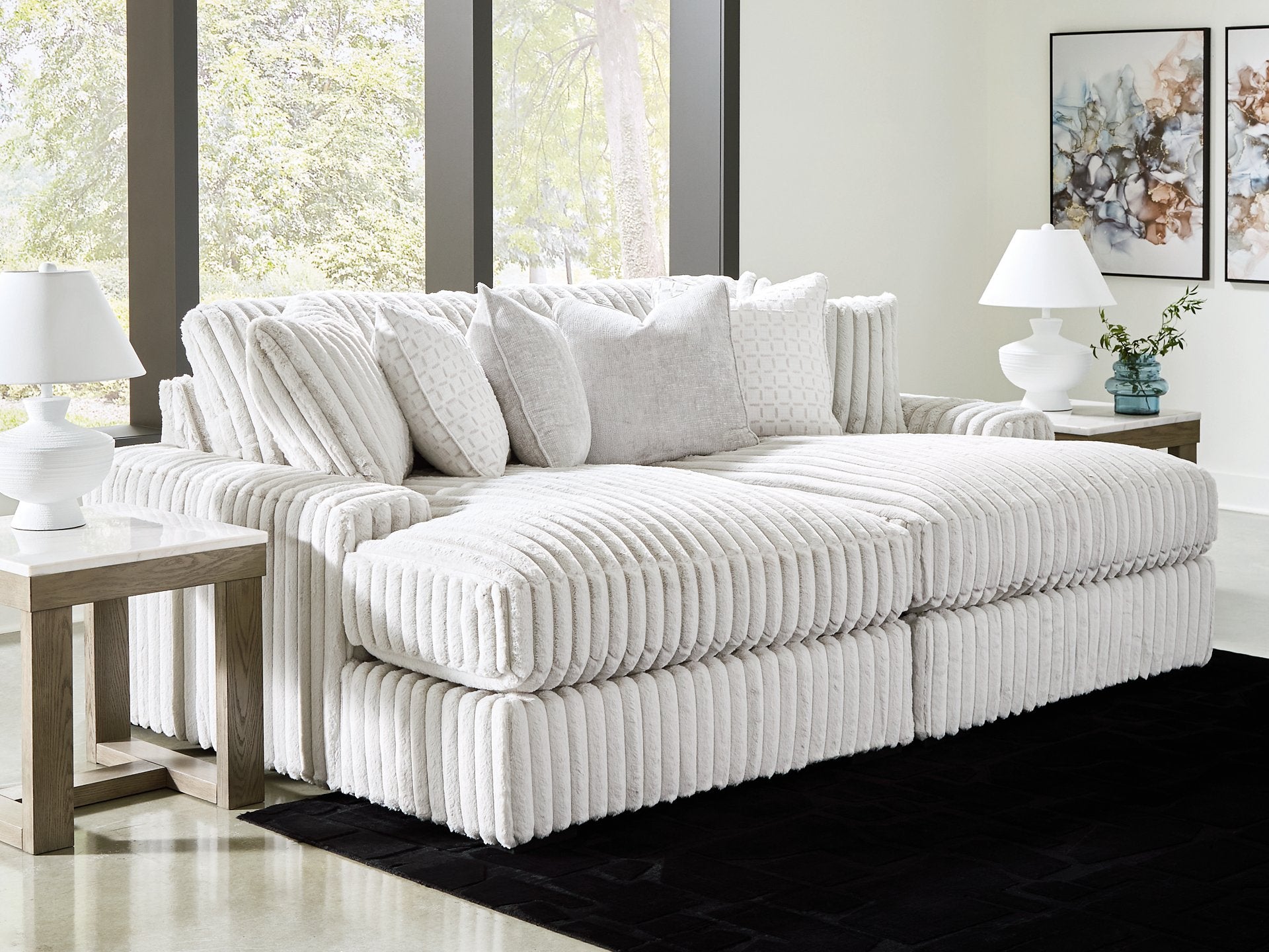 Stupendous Super Chaise - Romeo & Juliet Furniture (Warren,MI)