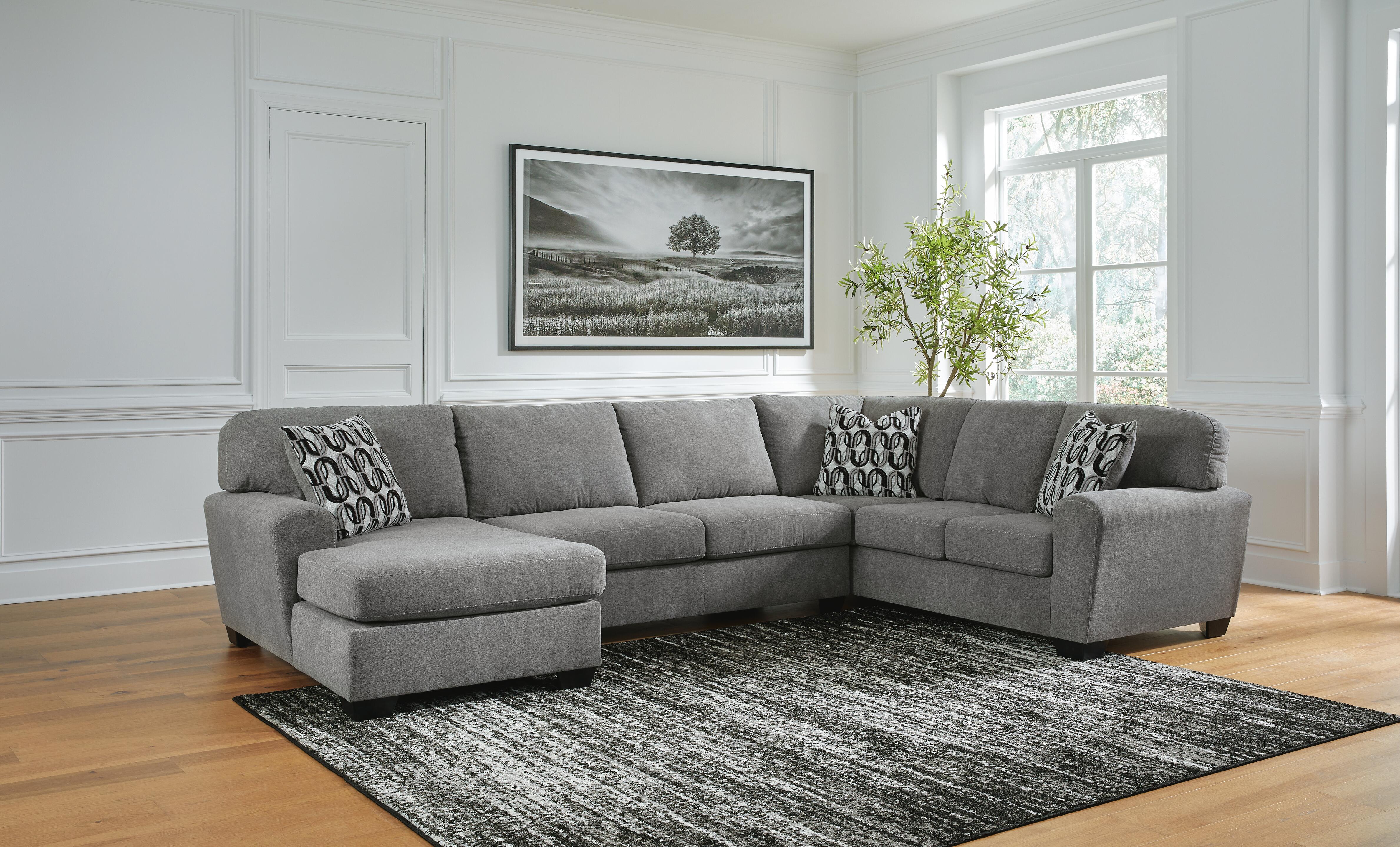 Birkdale Court Sectional with Chaise - Romeo & Juliet Furniture (Warren,MI)