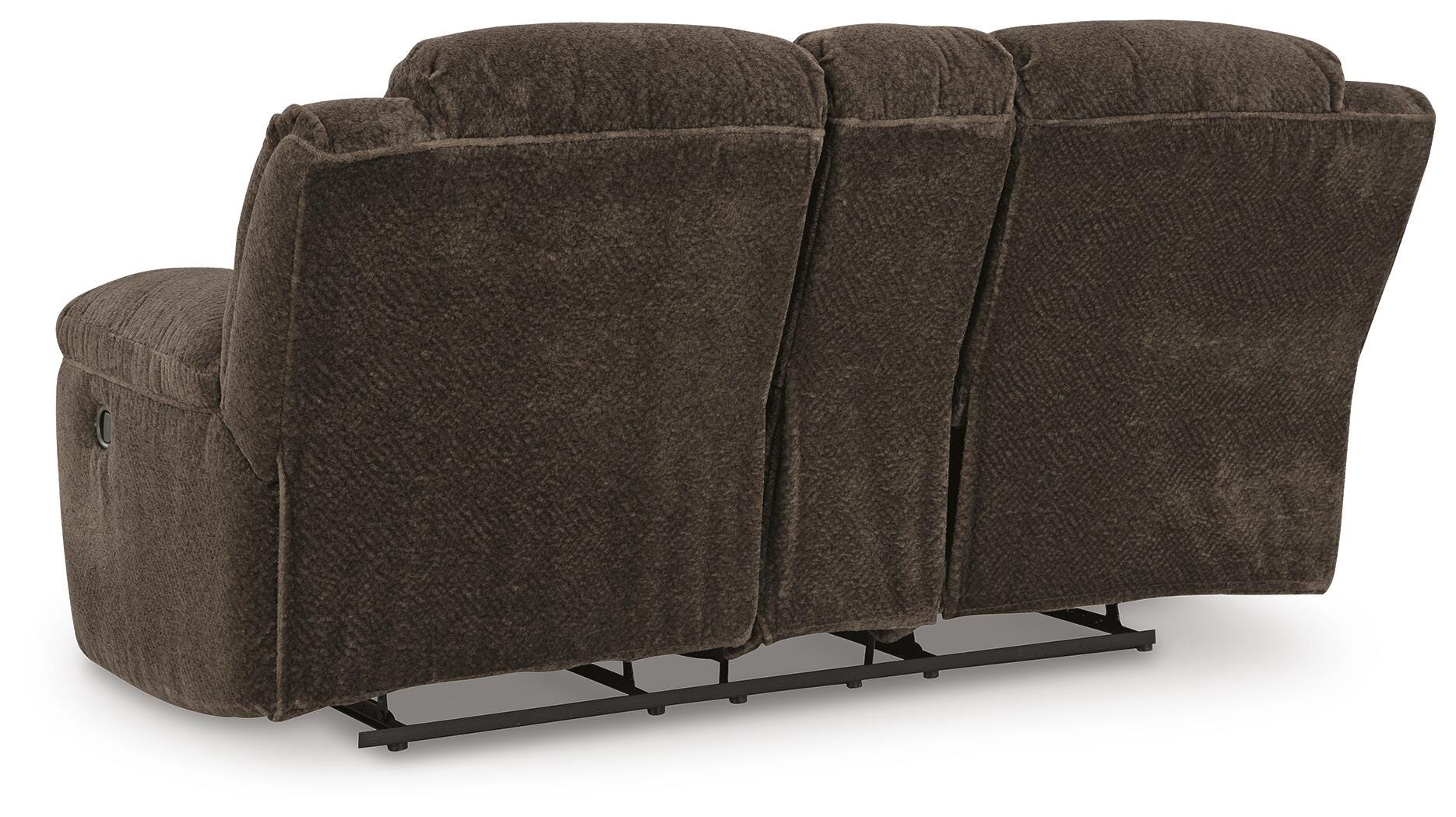 Frohn Reclining Loveseat with Console - Romeo & Juliet Furniture (Warren,MI)