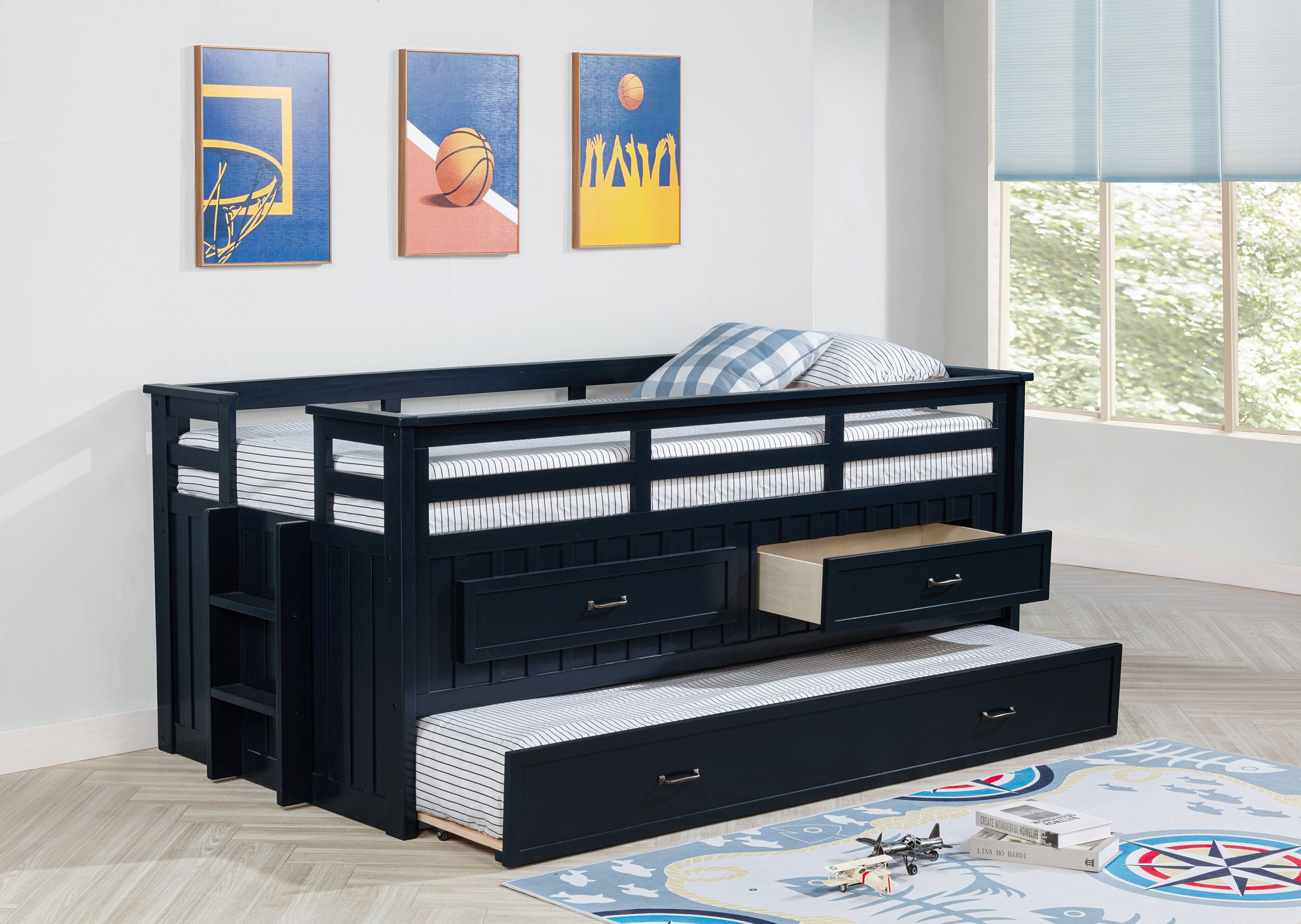 Carlsbad Queen Beds Brown & Grey