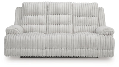 Rhines Falls Power Reclining Sofa with Drop Down Table - Romeo & Juliet Furniture (Warren,MI)