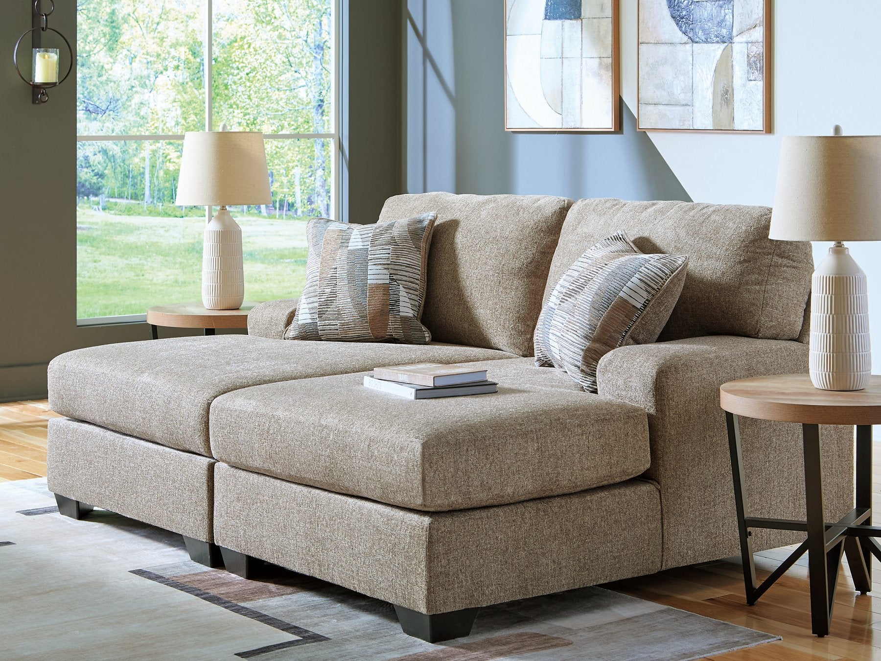 Newellen Super Chaise - Romeo & Juliet Furniture (Warren,MI)