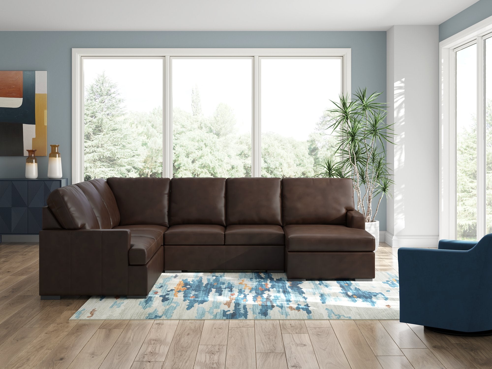 McDowlan Sectional with Chaise - Romeo & Juliet Furniture (Warren,MI)