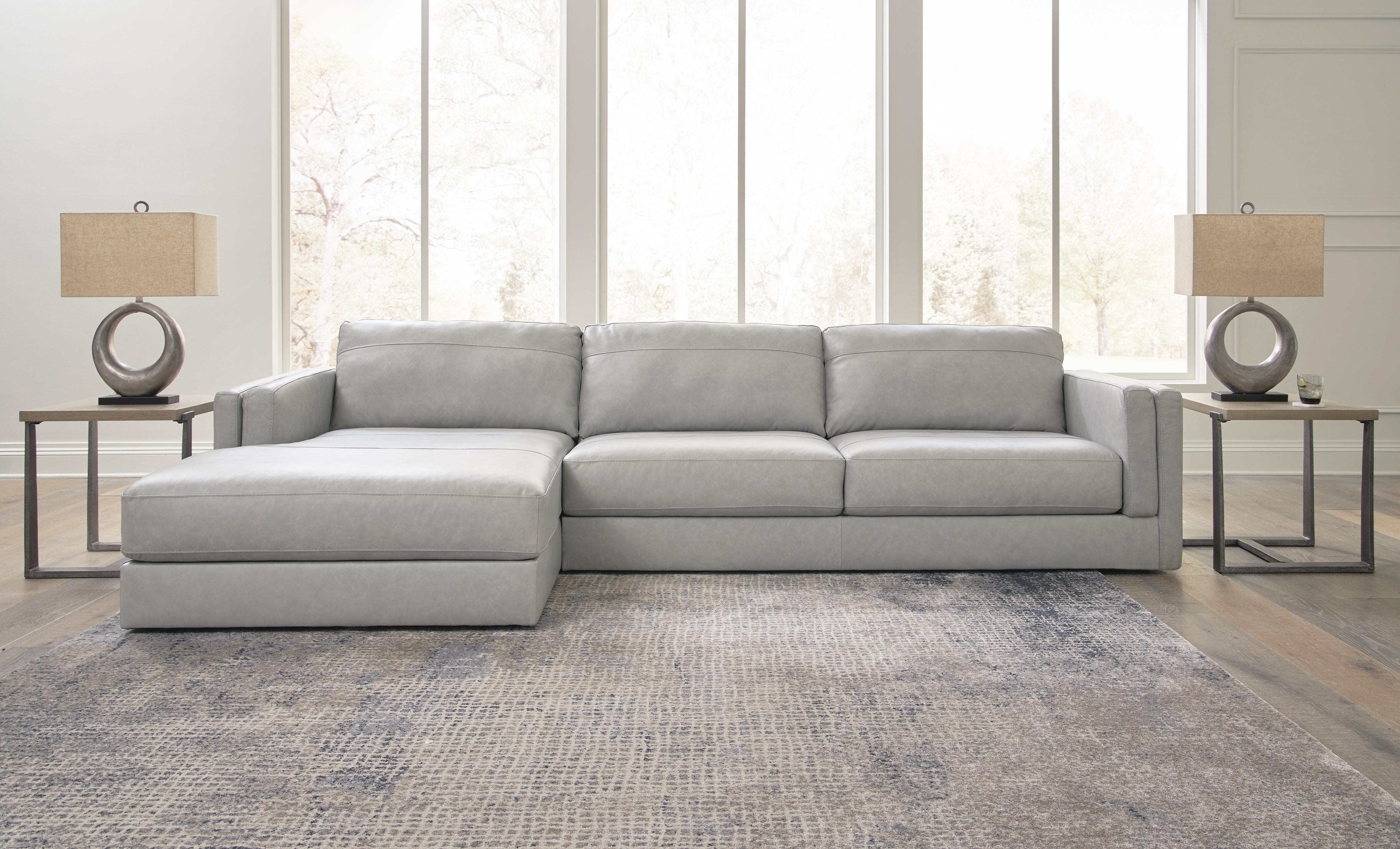 Amiata Sectional with Chaise - Romeo & Juliet Furniture (Warren,MI)