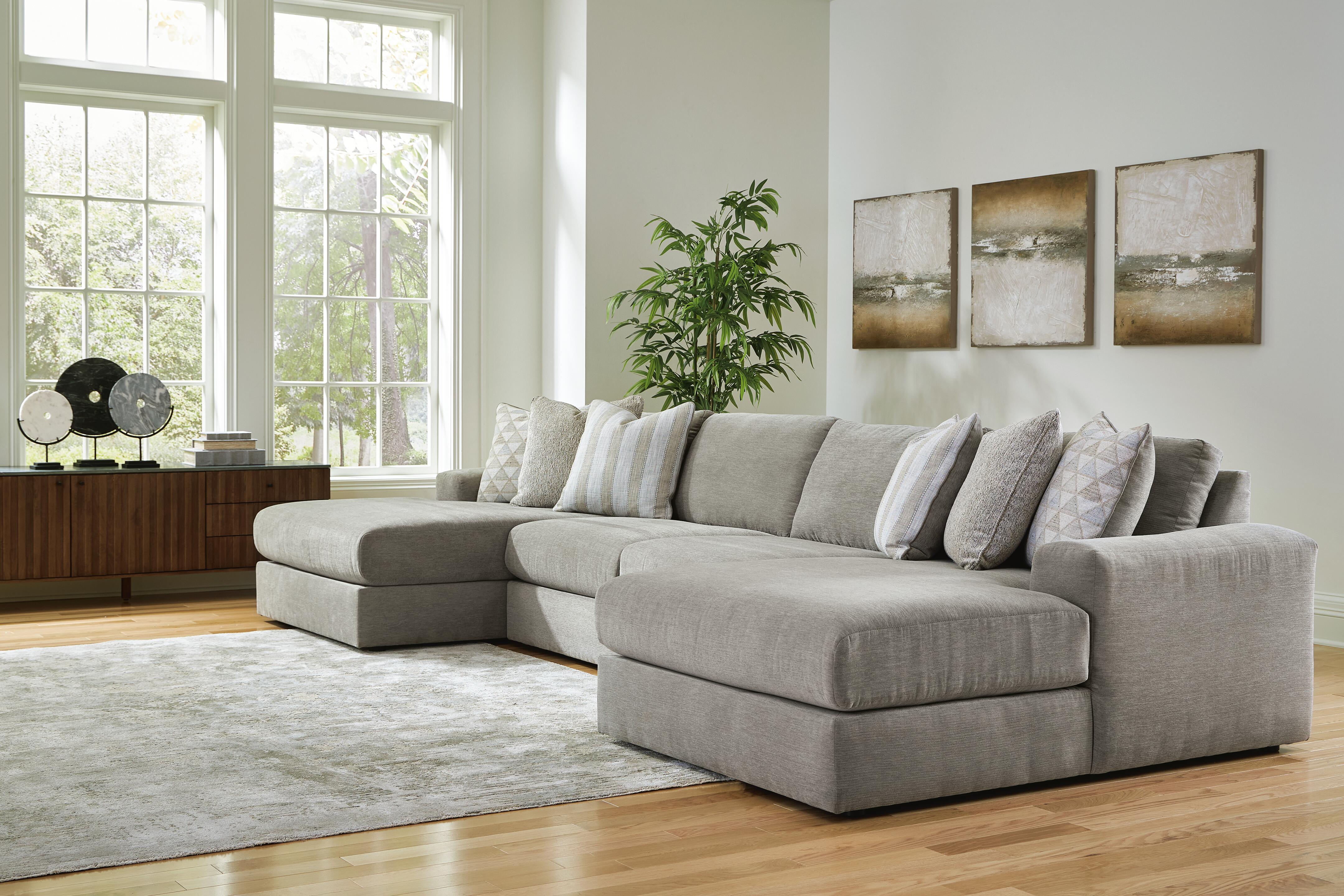 Avaliyah Double Chaise Sectional - Romeo & Juliet Furniture (Warren,MI)
