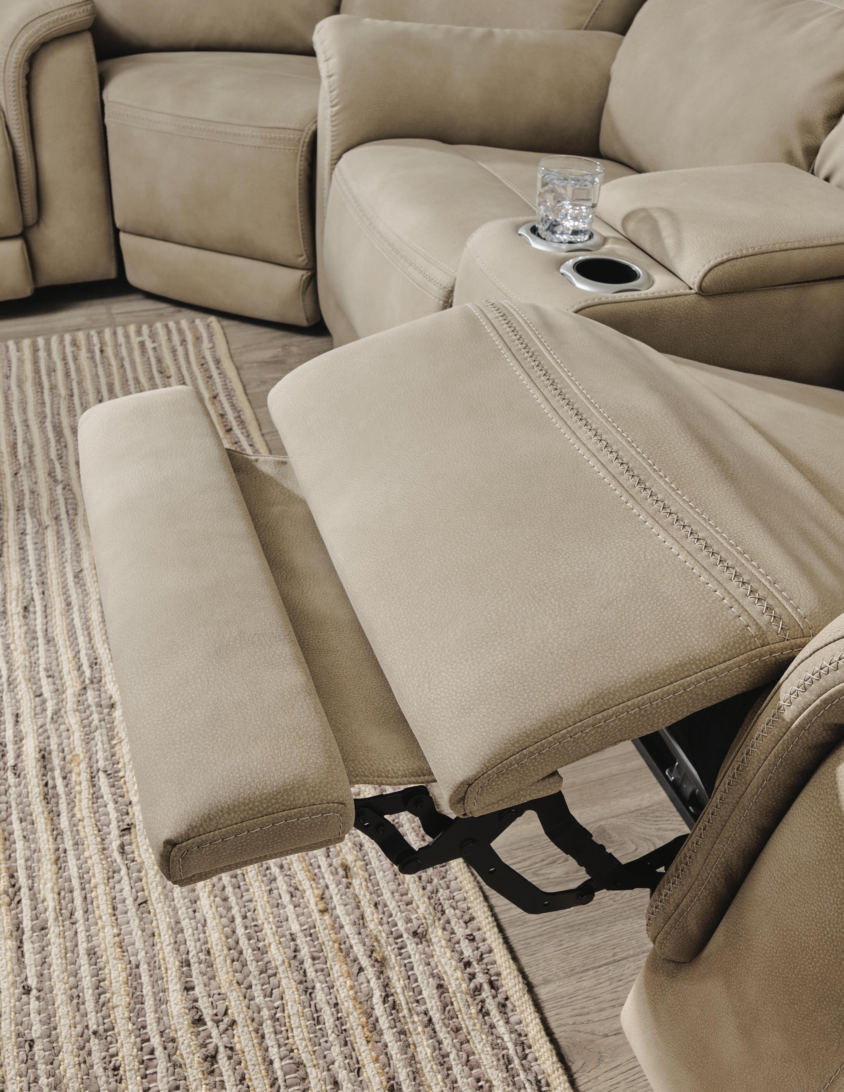 Next-Gen DuraPella Power Reclining Loveseat with Console - Romeo & Juliet Furniture (Warren,MI)