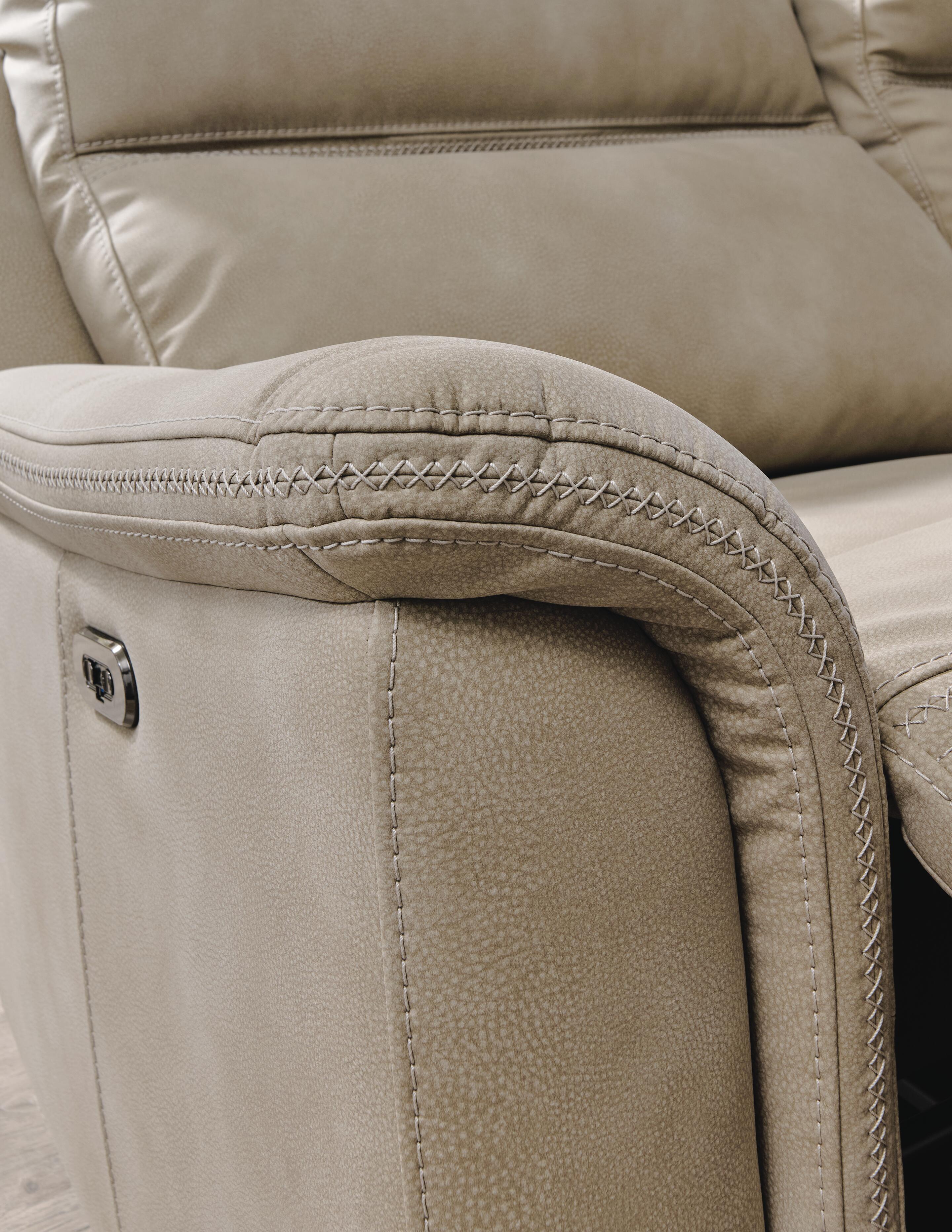 Next-Gen DuraPella Power Reclining Loveseat with Console - Romeo & Juliet Furniture (Warren,MI)