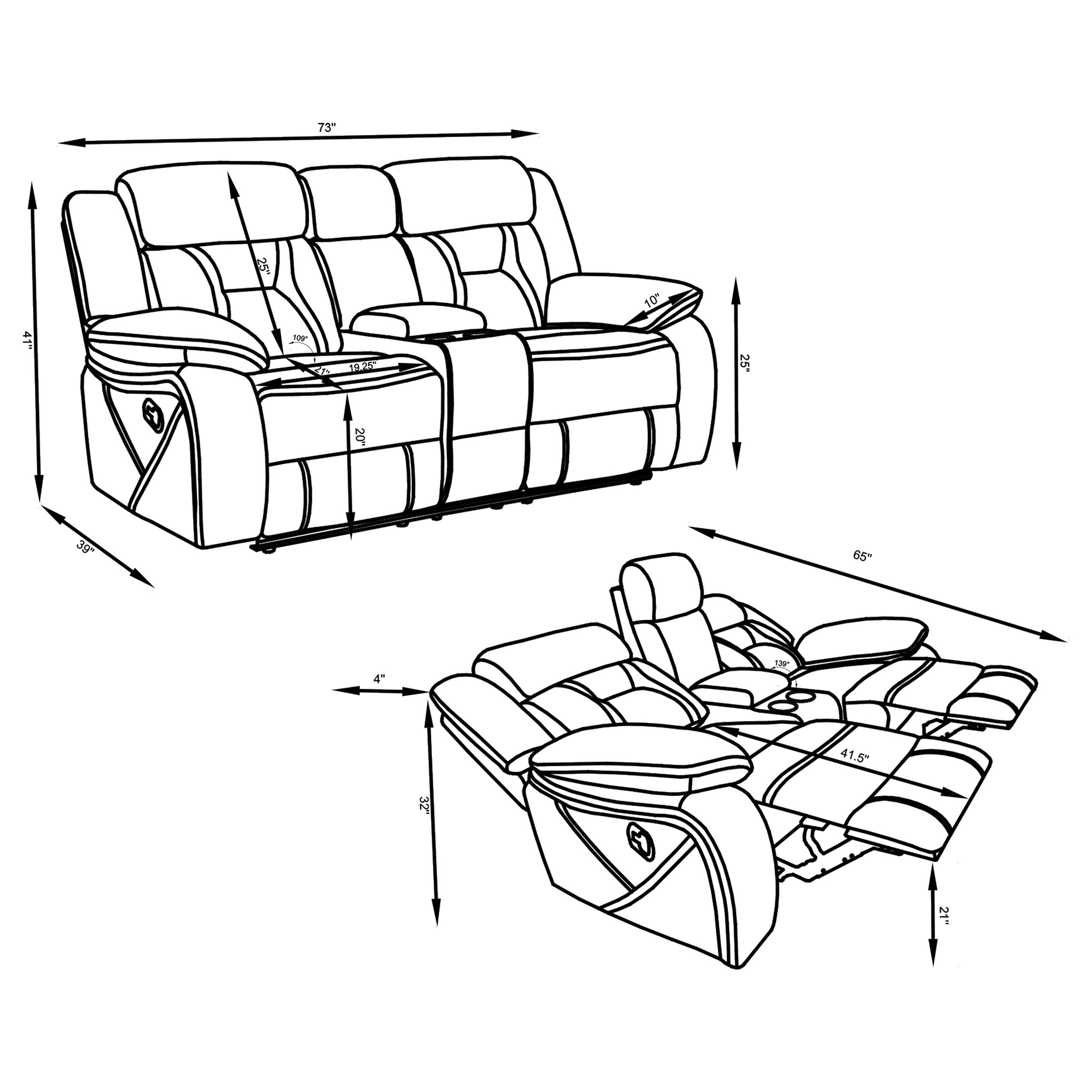 Higgins Reclining Loveseat