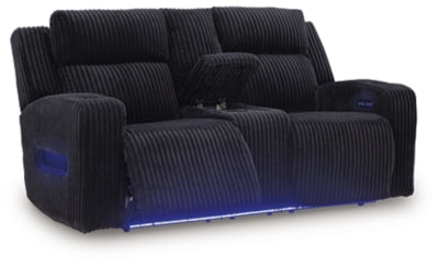 Forest Lake Power Reclining Loveseat with Console - Romeo & Juliet Furniture (Warren,MI)