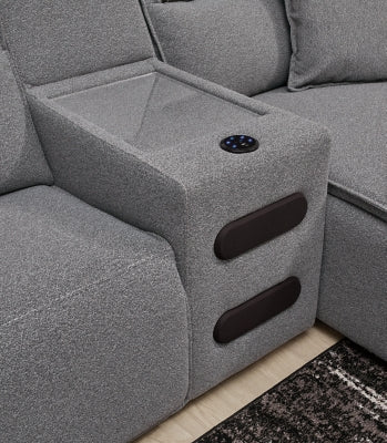 Modmax Power Reclining Sectional with Chaise - Romeo & Juliet Furniture (Warren,MI)