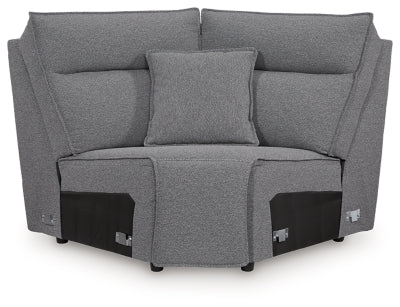 Modmax II Power Reclining Sectional with Audio Consoles - Romeo & Juliet Furniture (Warren,MI)