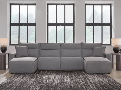 Modmax Power Reclining Sectional with Chaise - Romeo & Juliet Furniture (Warren,MI)