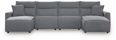Modmax Power Reclining Sectional with Chaise - Romeo & Juliet Furniture (Warren,MI)