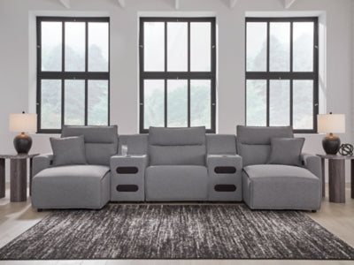 Modmax Power Reclining Sectional with Chaise - Romeo & Juliet Furniture (Warren,MI)