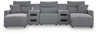 Modmax Power Reclining Sectional with Chaise - Romeo & Juliet Furniture (Warren,MI)