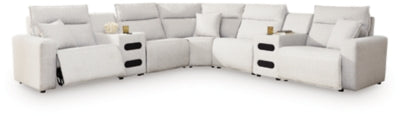 Modmax II Power Reclining Sectional with Audio Consoles - Romeo & Juliet Furniture (Warren,MI)