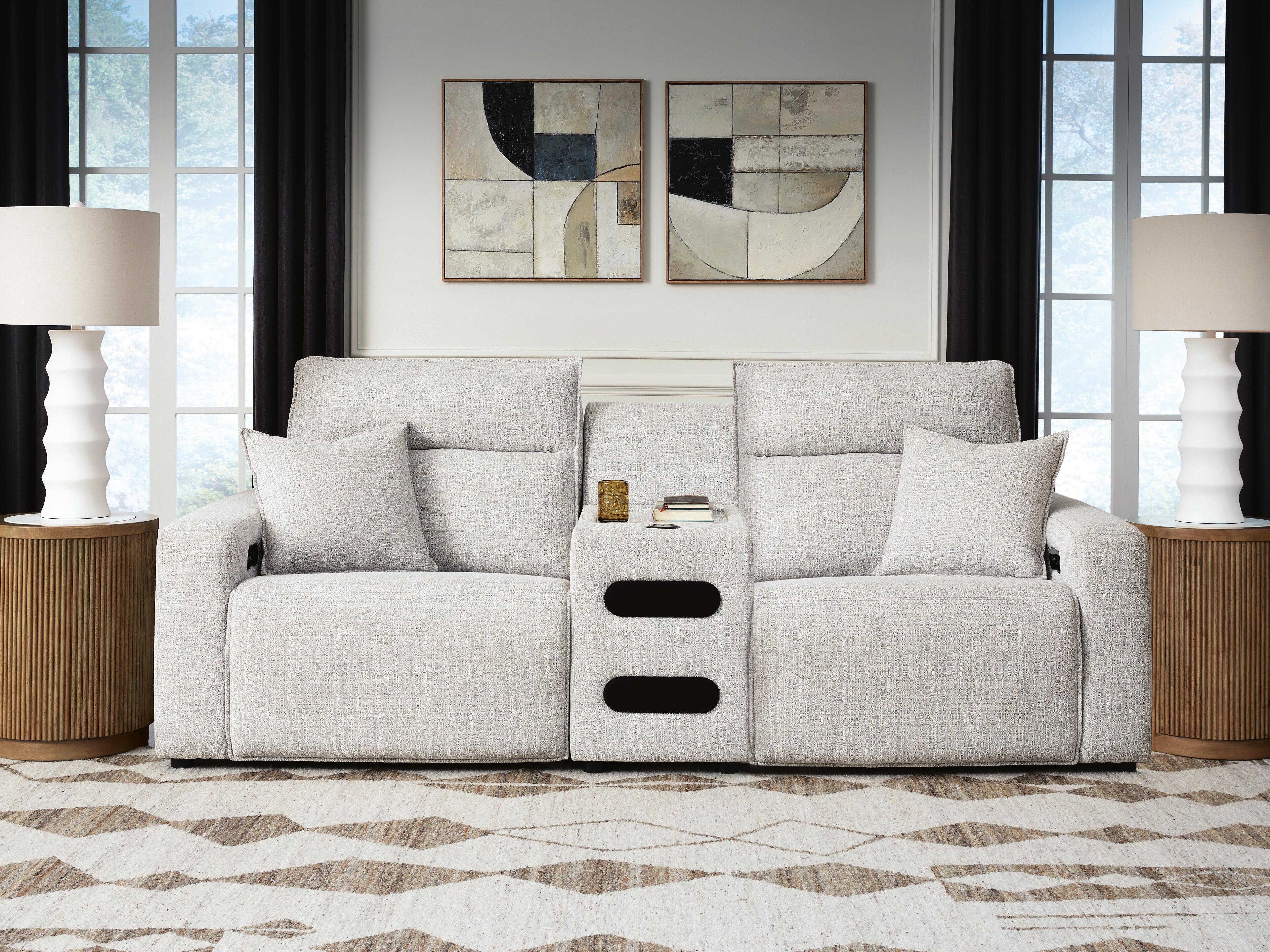 Modmax II Power Reclining Sectional with Audio Console
