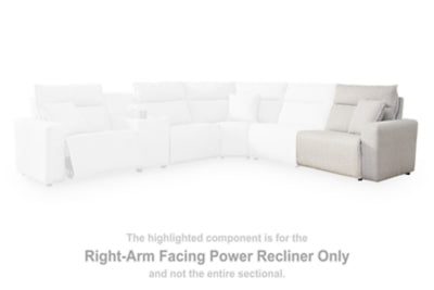 Modmax II Power Reclining Sectional with Audio Consoles - Romeo & Juliet Furniture (Warren,MI)