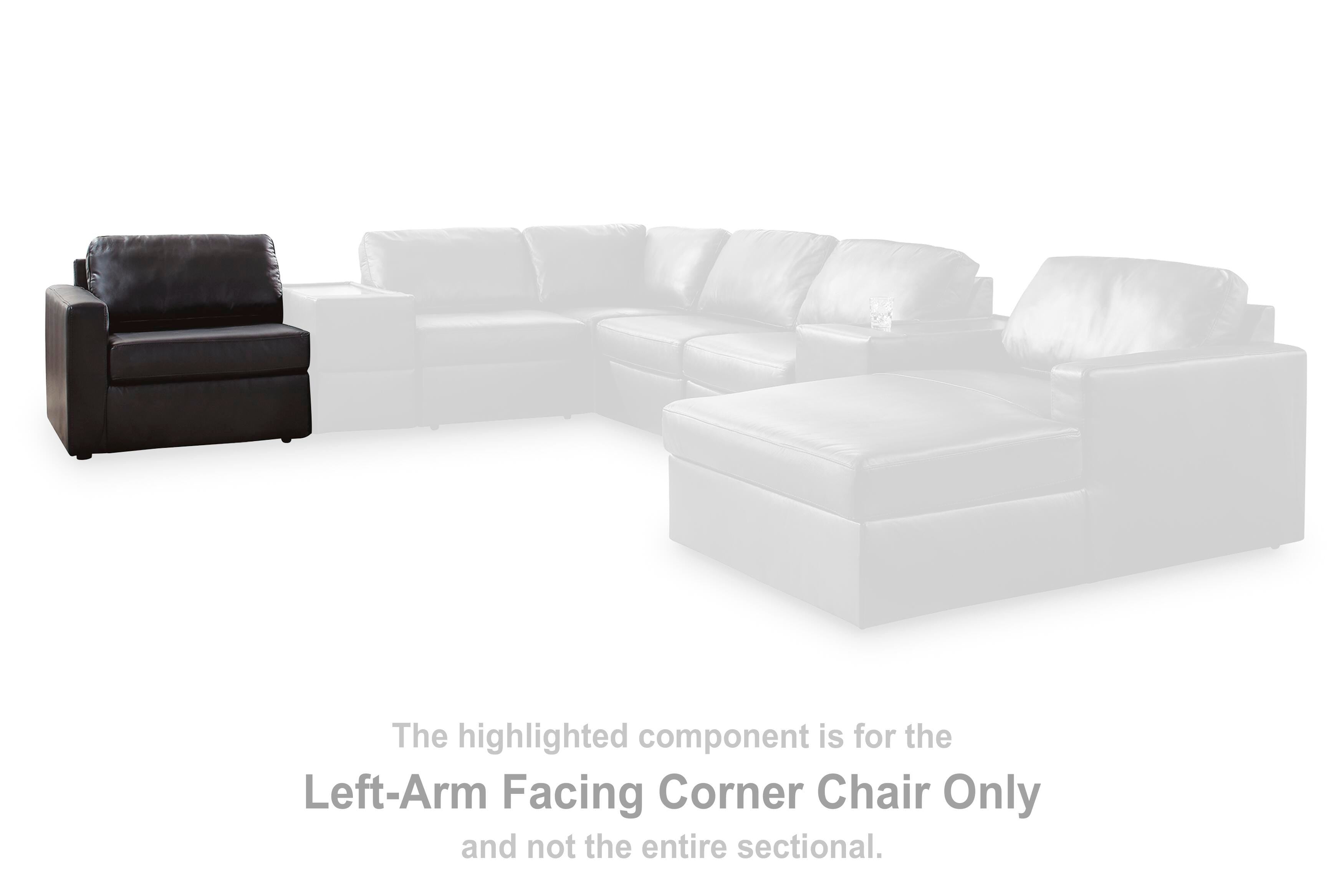 Modmax II Sectional with Chaise and Audio Consoles