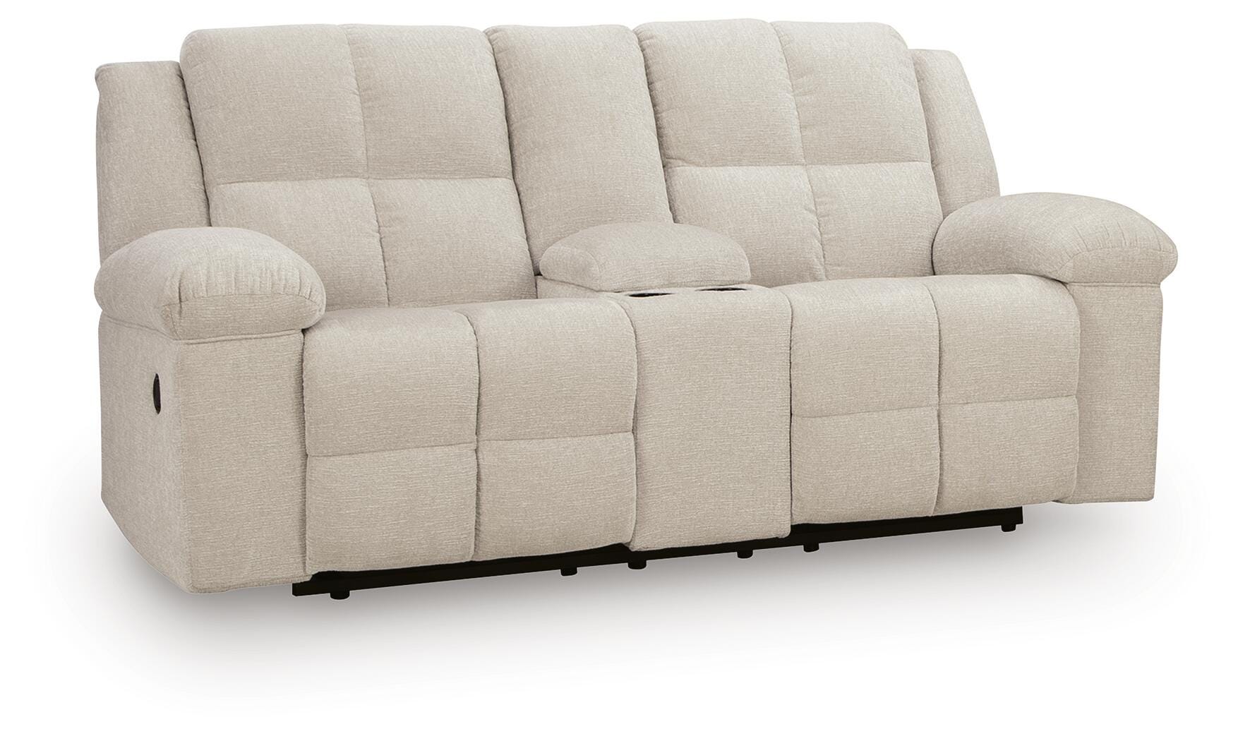 Orlen Reclining Loveseat with Console - Romeo & Juliet Furniture (Warren,MI)