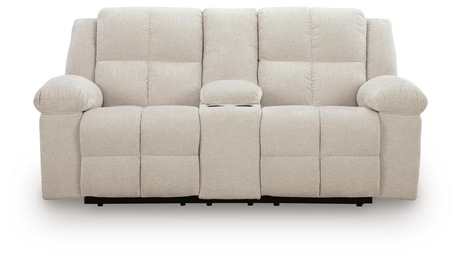 Orlen Reclining Loveseat with Console - Romeo & Juliet Furniture (Warren,MI)
