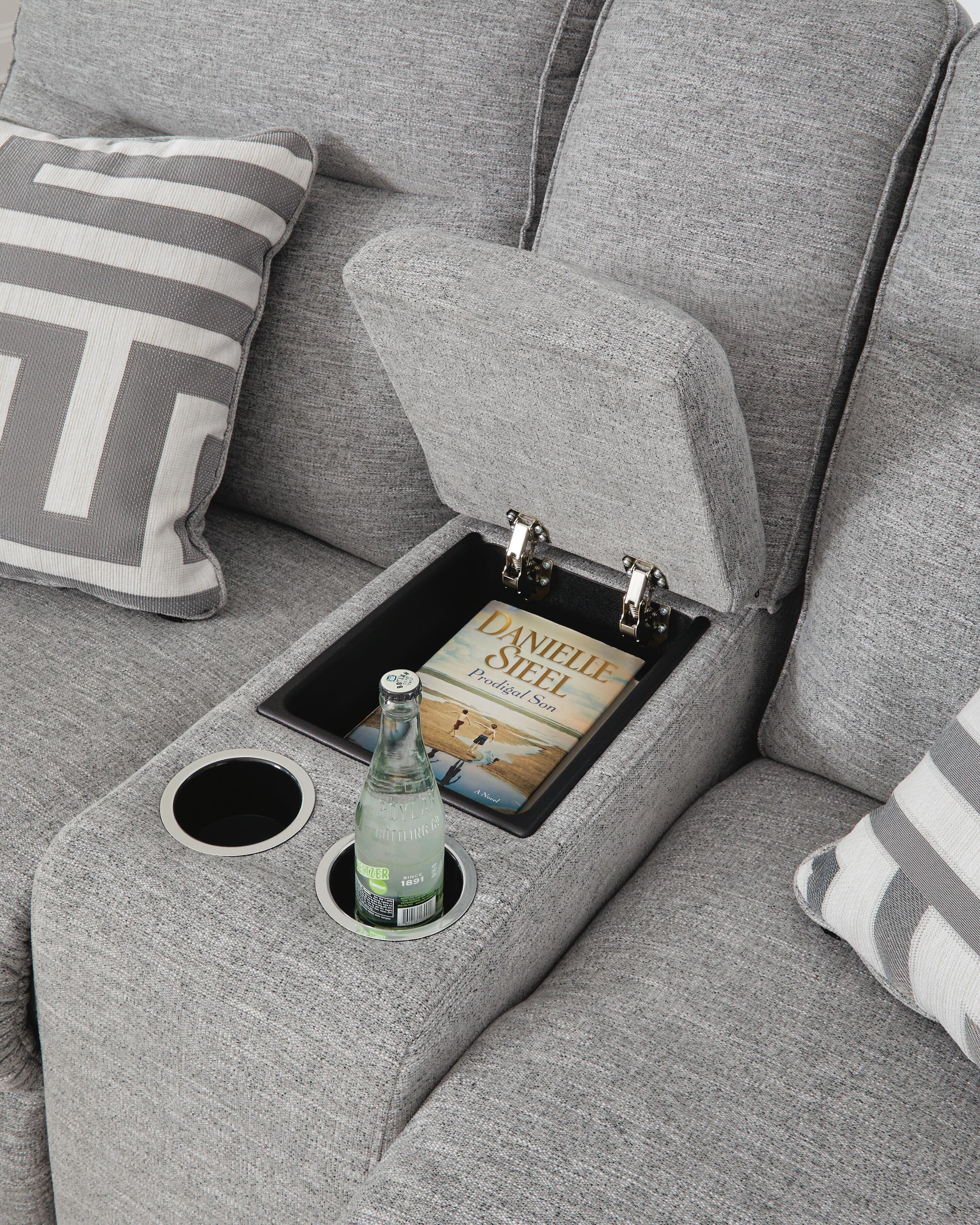Biscoe Power Reclining Loveseat - Romeo & Juliet Furniture (Warren,MI)