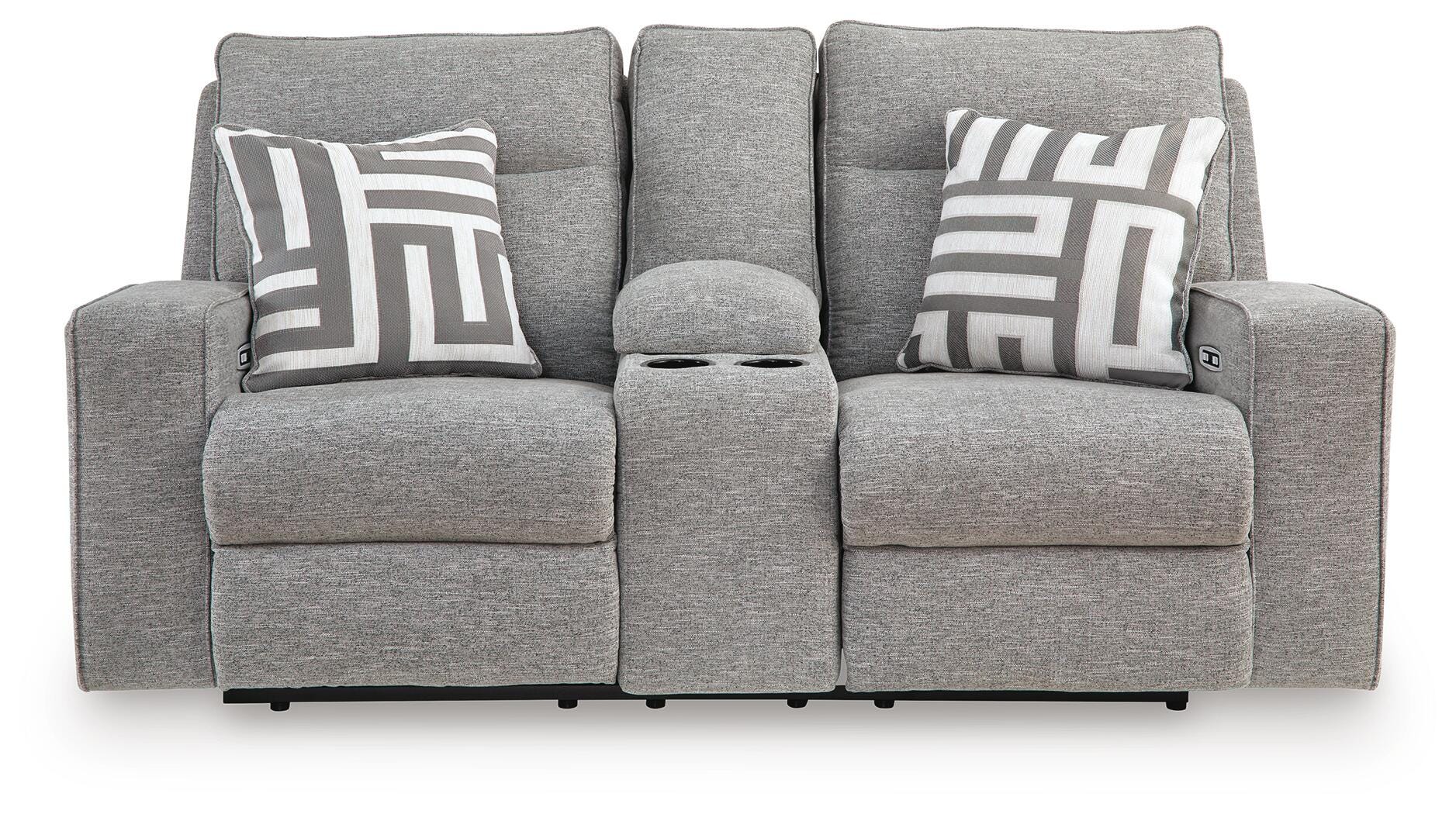 Biscoe Power Reclining Loveseat - Romeo & Juliet Furniture (Warren,MI)