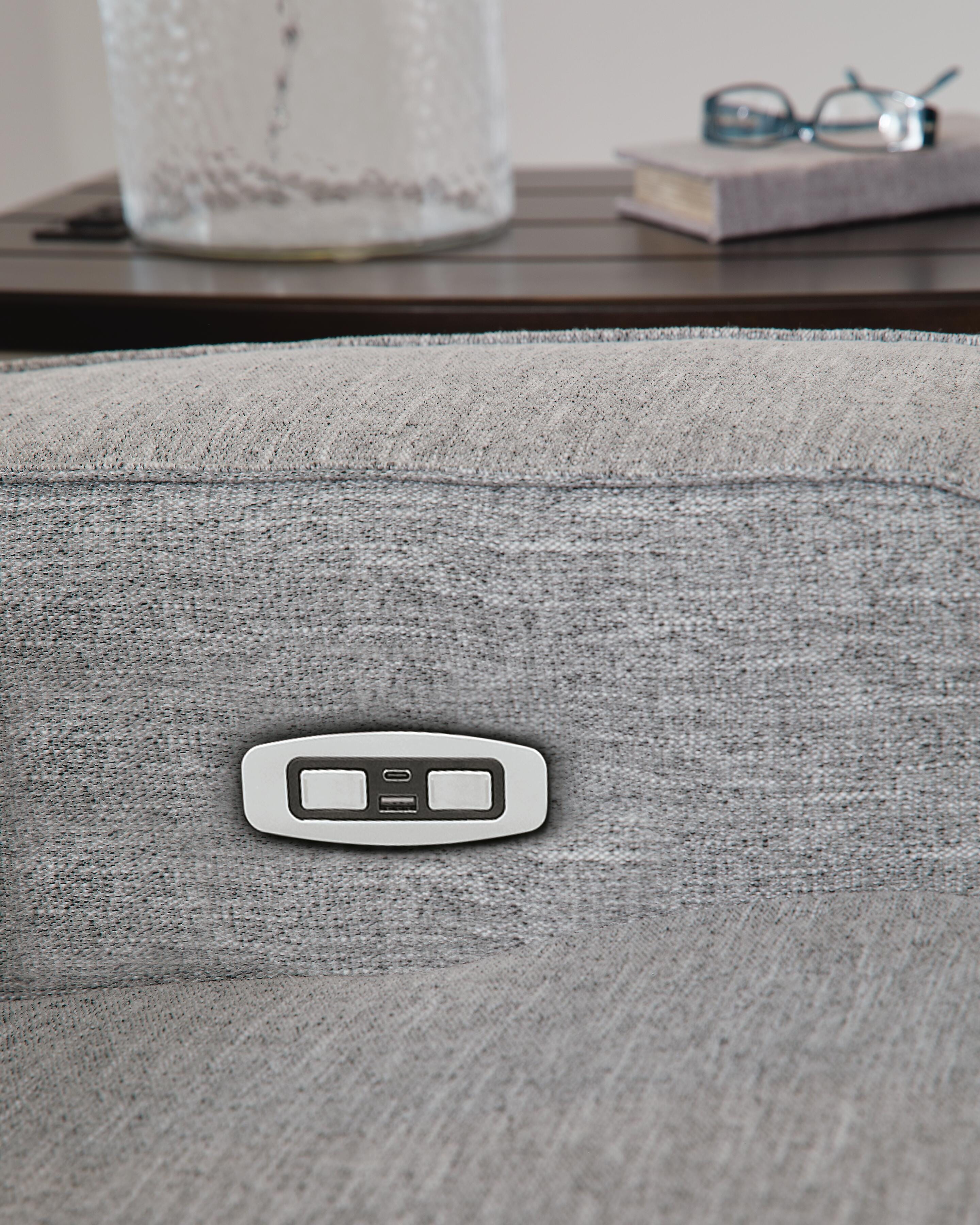 Biscoe Power Reclining Loveseat - Romeo & Juliet Furniture (Warren,MI)