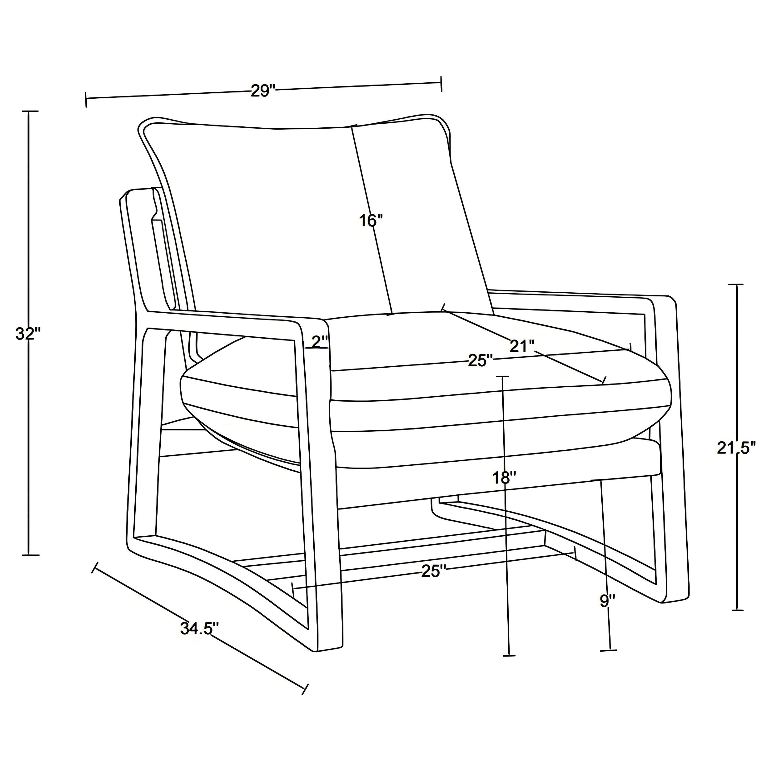 Geneva Accent Chairs White