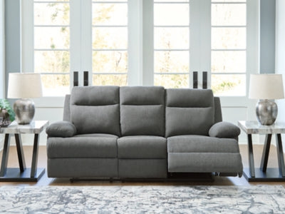 Side-Swipe Reclining Sofa with Drop Down Table - Romeo & Juliet Furniture (Warren,MI)