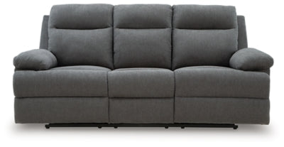 Side-Swipe Reclining Sofa with Drop Down Table - Romeo & Juliet Furniture (Warren,MI)