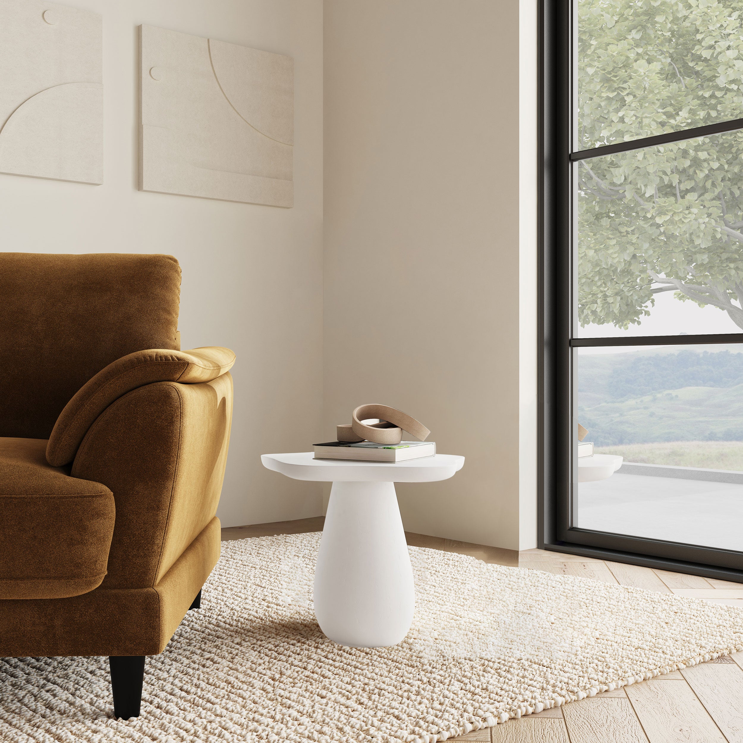 Perth End & Side Tables White