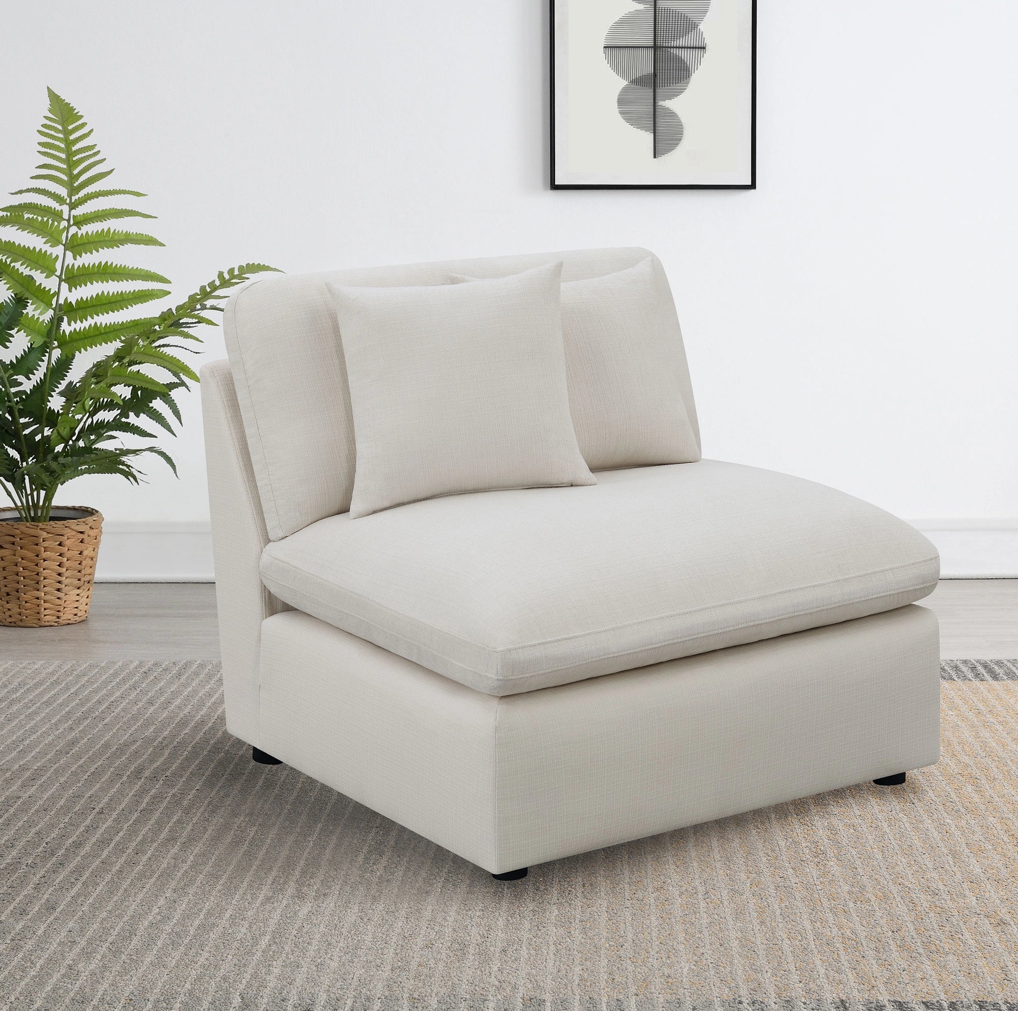 Hobson Armless Chair