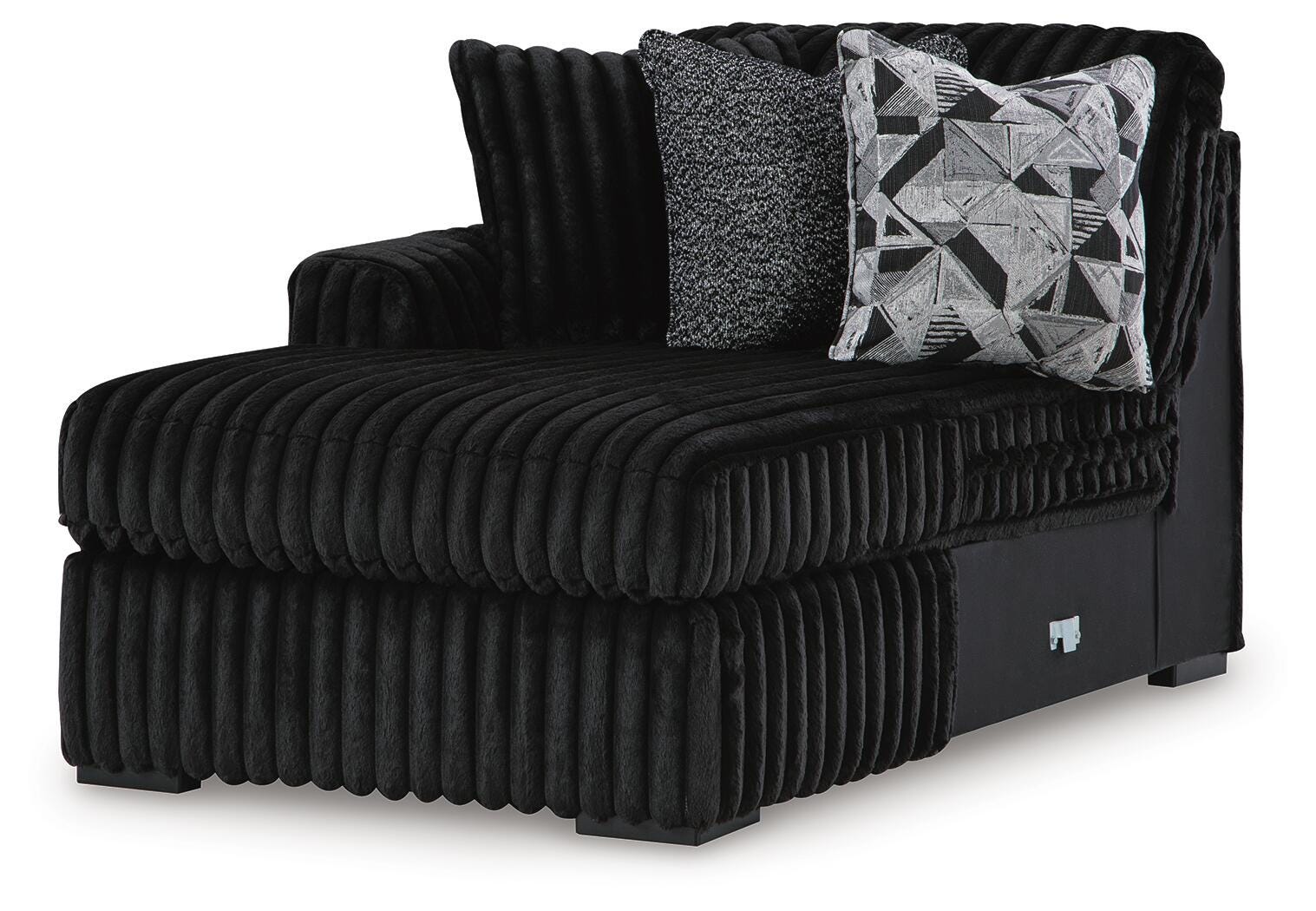 Midnight-Madness Sectional Sofa with Chaise - Romeo & Juliet Furniture (Warren,MI)