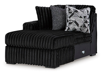 Midnight-Madness Sectional with Chaise - Romeo & Juliet Furniture (Warren,MI)