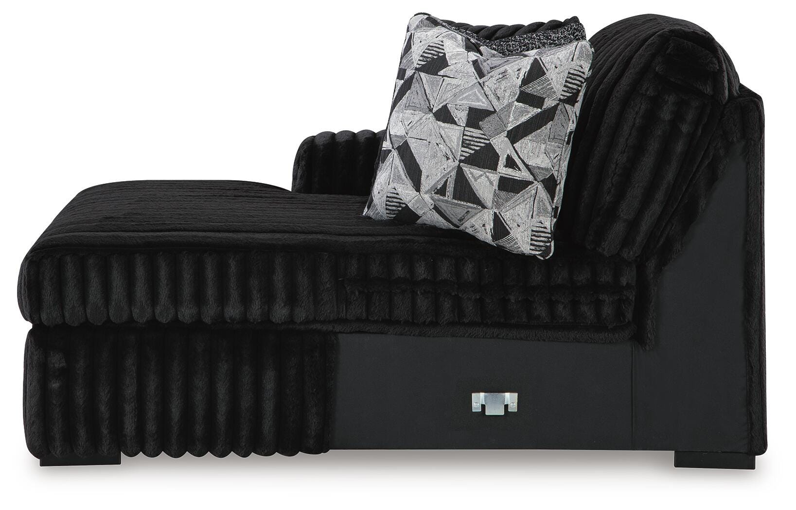 Midnight-Madness Sectional Sofa with Chaise - Romeo & Juliet Furniture (Warren,MI)