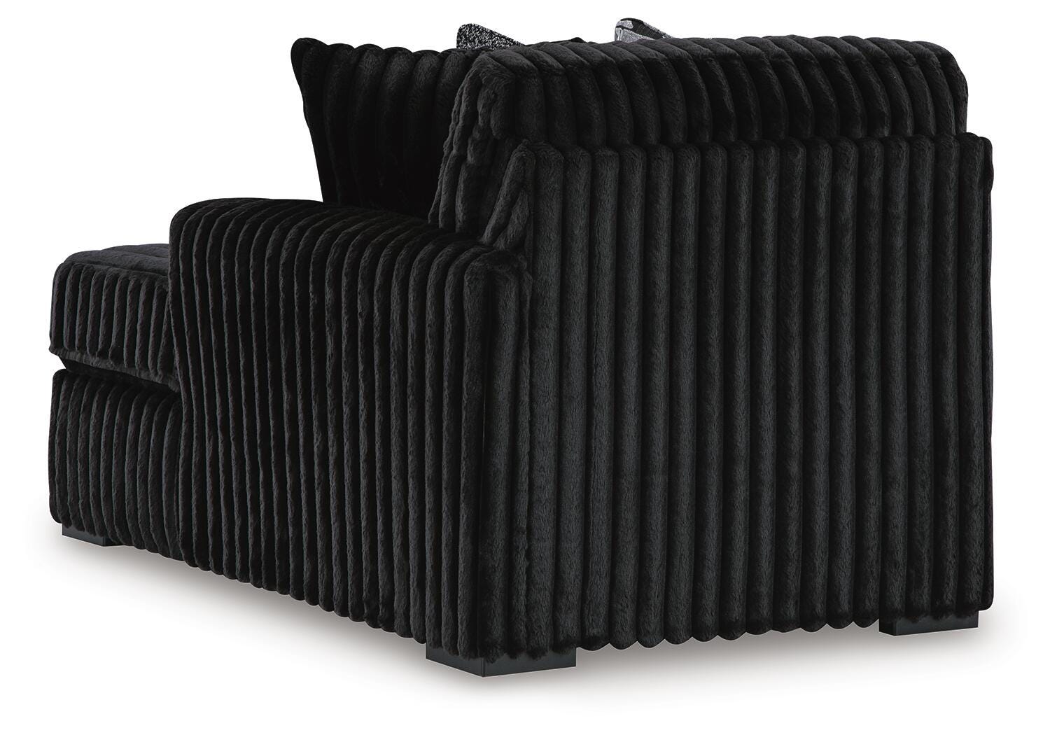 Midnight-Madness Sectional Sofa with Chaise - Romeo & Juliet Furniture (Warren,MI)