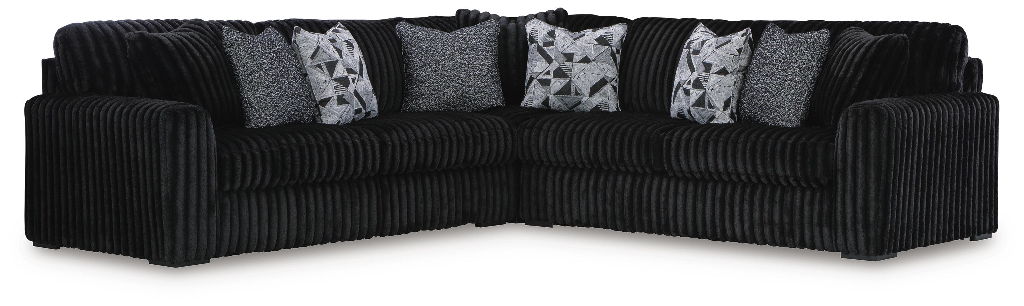 Midnight-Madness Sectional - Romeo & Juliet Furniture (Warren,MI)