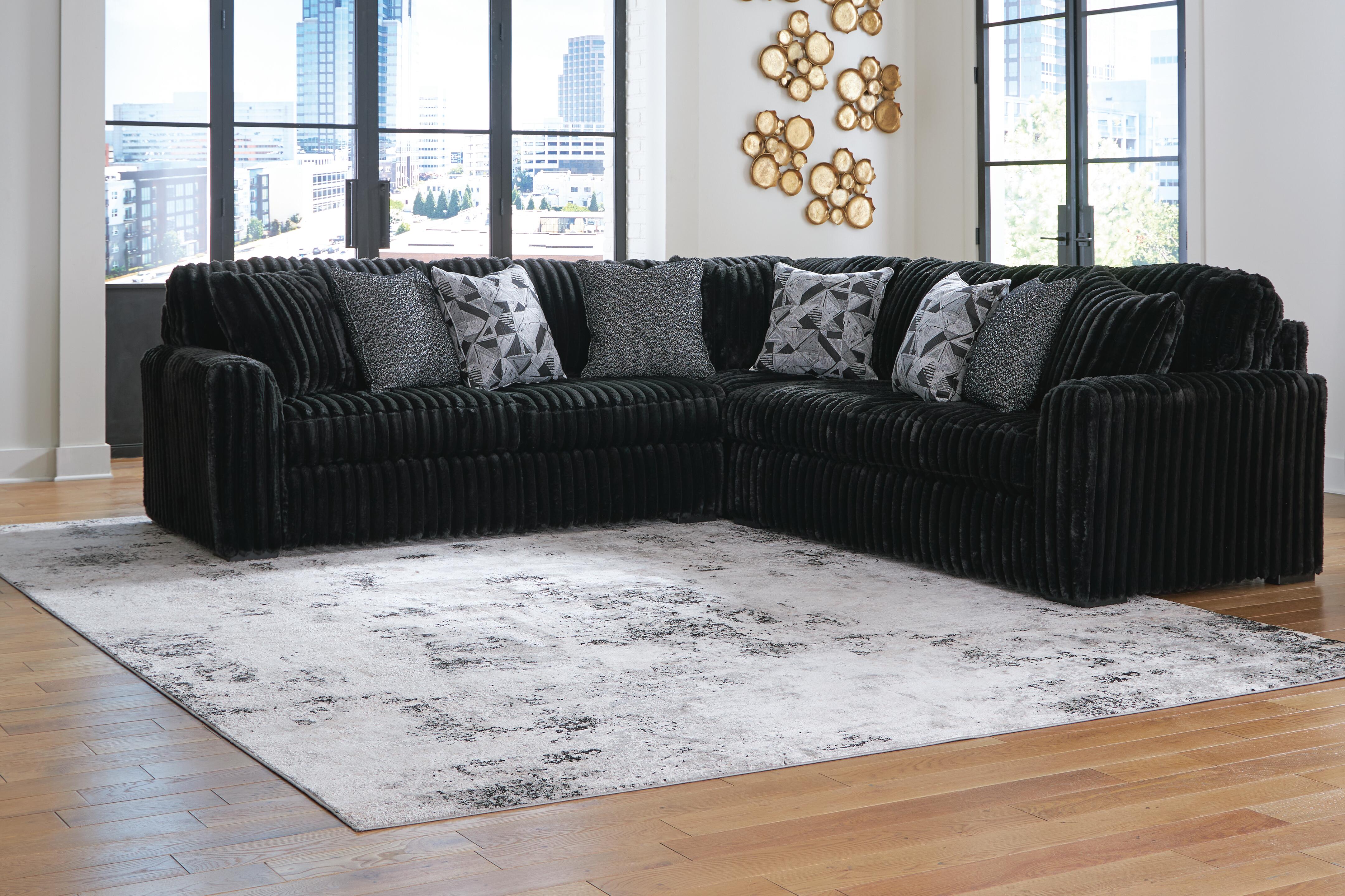 Midnight-Madness Sectional - Romeo & Juliet Furniture (Warren,MI)