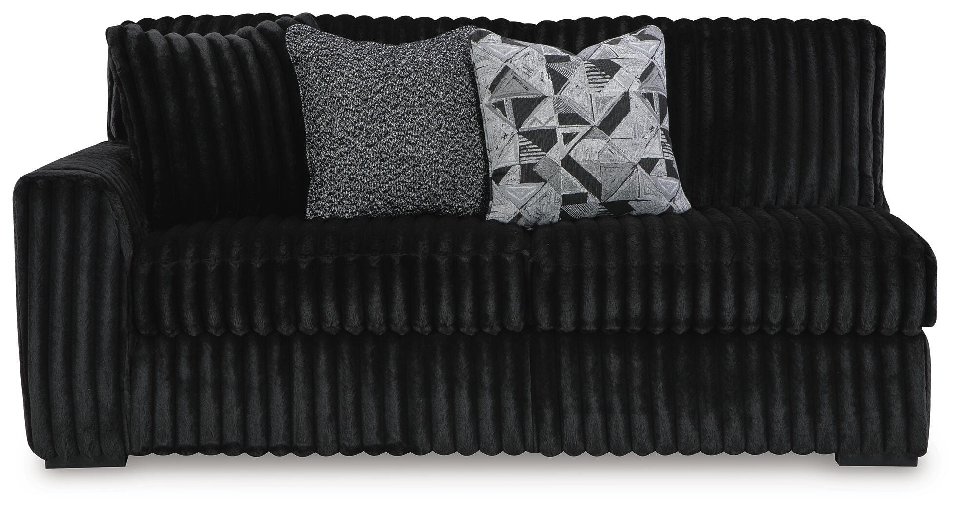Midnight-Madness Sectional Sofa with Chaise - Romeo & Juliet Furniture (Warren,MI)