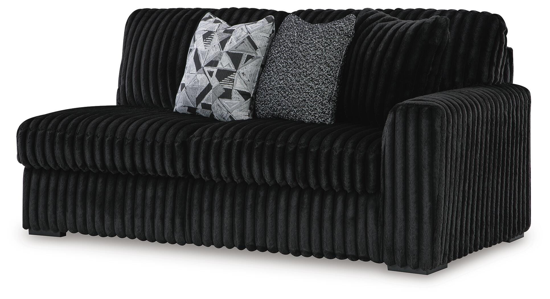 Midnight-Madness Sectional Sofa with Chaise - Romeo & Juliet Furniture (Warren,MI)