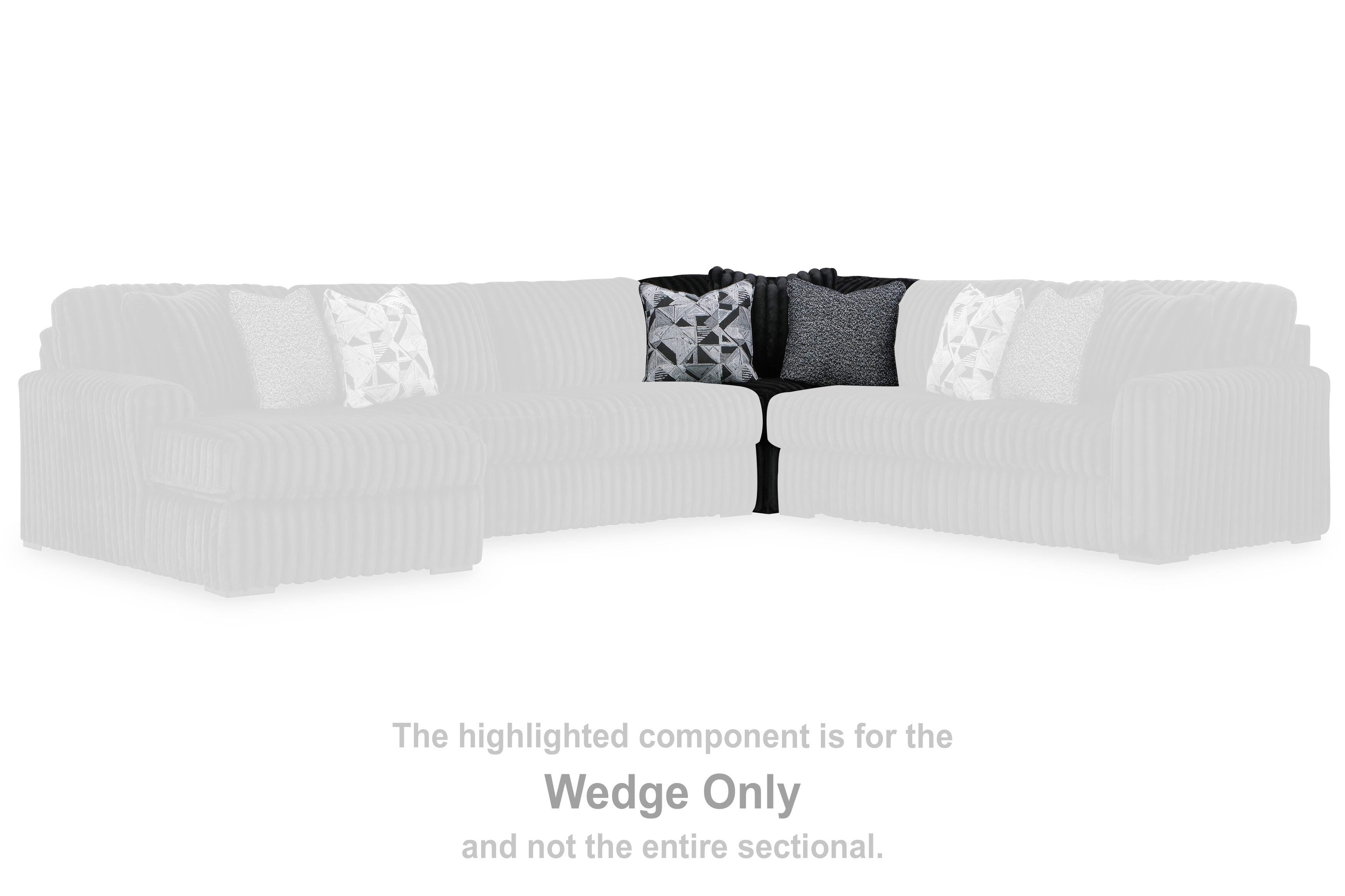 Midnight-Madness Sectional with Chaise - Romeo & Juliet Furniture (Warren,MI)