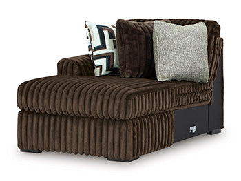 Midnight-Madness Sectional with Chaise - Romeo & Juliet Furniture (Warren,MI)