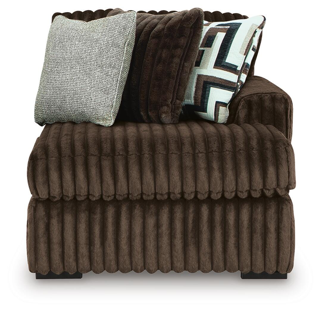Midnight-Madness Sectional with Chaise - Romeo & Juliet Furniture (Warren,MI)