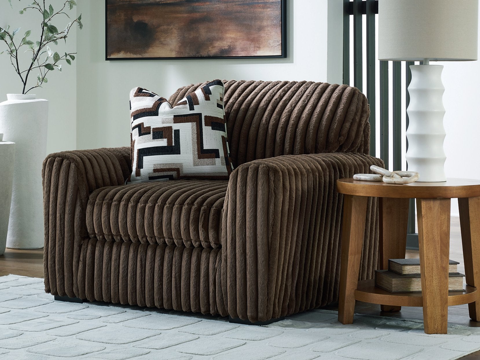 Midnight-Madness Oversized Chair - Romeo & Juliet Furniture (Warren,MI)