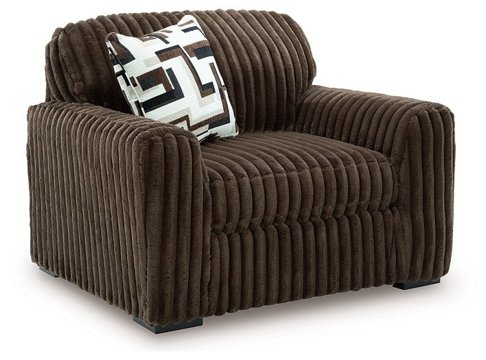 Midnight-Madness Oversized Chair - Romeo & Juliet Furniture (Warren,MI)